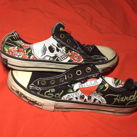 converse ed hardy